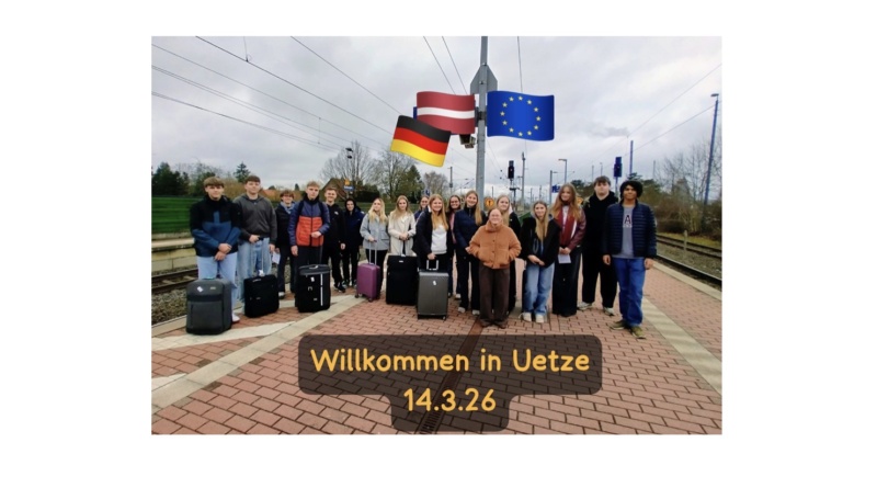 Herzlich willkommen: Unsere lettischen Gäste sind da!