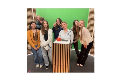 Podcast-AG zu Besuch bei h1 Fernsehen Hannover