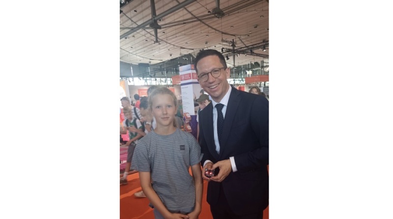 Forscherin trifft Berühmtheit