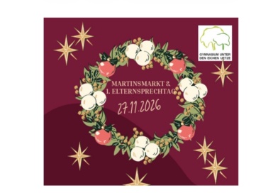 Herzliche Einladung zum Martinsmarkt am 27.11.