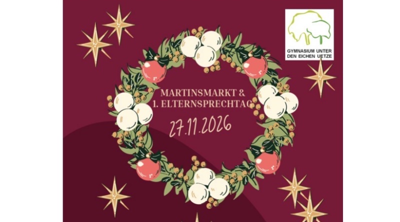 Herzliche Einladung zum Martinsmarkt am 27.11.